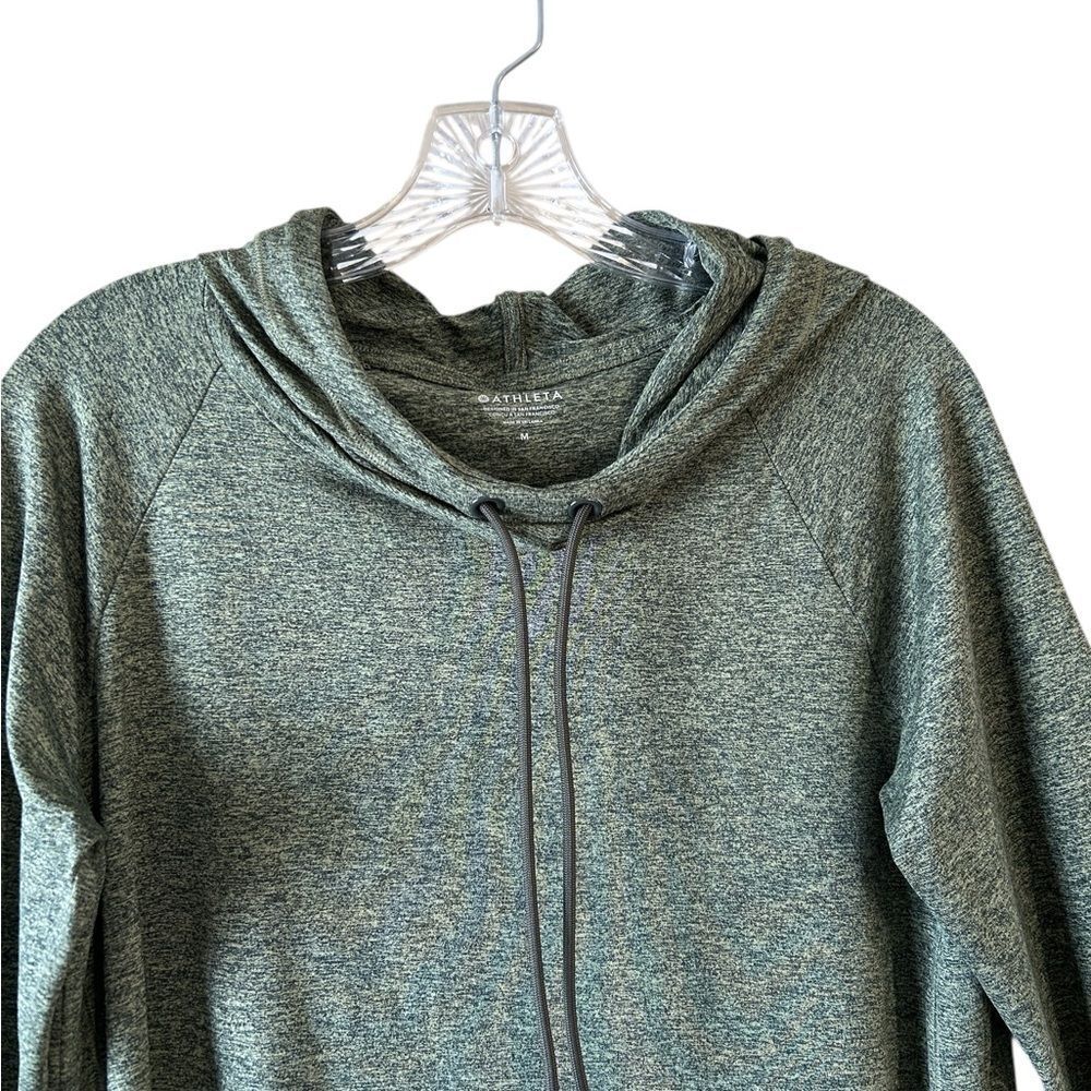 Athleta Green Pullover Hoodie - Picture 3 of 5